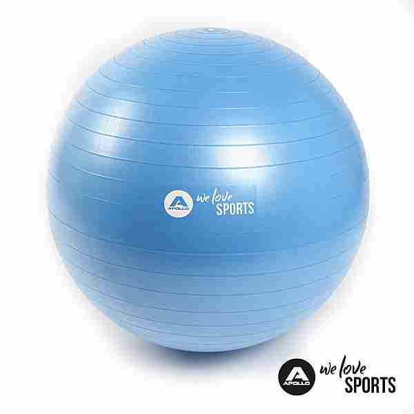 Apollo ø 65 cm Anti Burst Fitnessball Gymnastikball blau