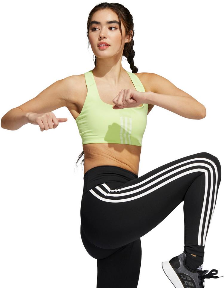 adidas adidas 3-STRIPES DESIGNED4TRAINING BH Damen - pulse lime - 1 | SportScheck