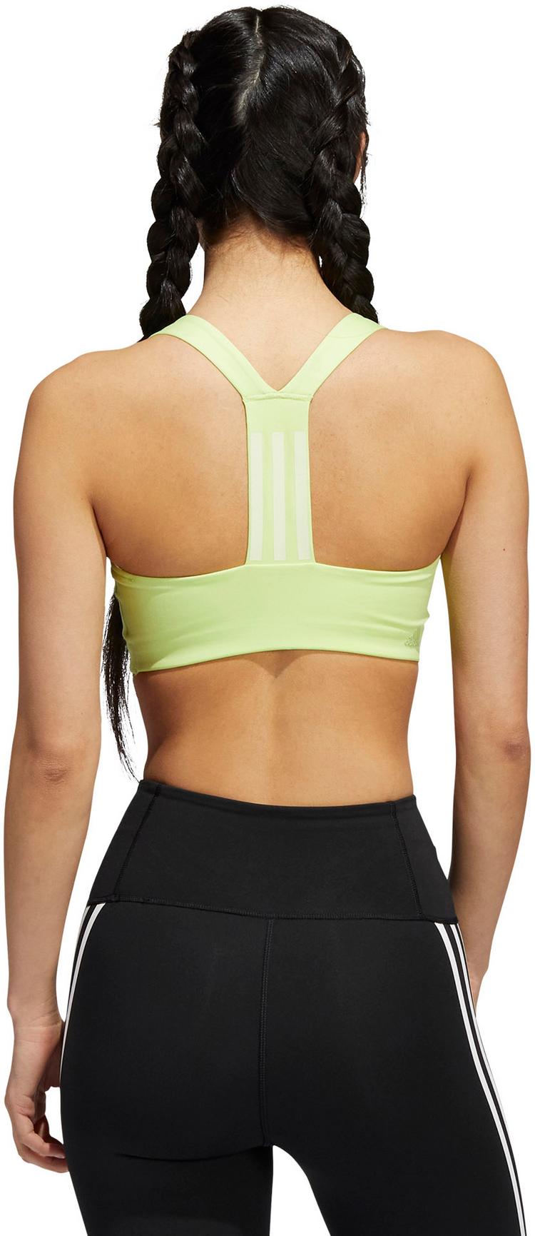 adidas adidas 3-STRIPES DESIGNED4TRAINING BH Damen - pulse lime - 2 | SportScheck