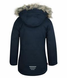 Rückansicht von Trollkids Oslo XT Winterjacke Kinder Marineblau / Magenta