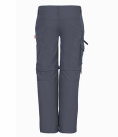 Rückansicht von Trollkids Oppland Trekkinghose Kinder Dunkelgrau