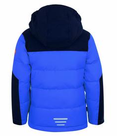 Rückansicht von Trollkids Narvik XT Daunenjacke Kinder Mittelblau/Marineblau