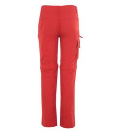 Rückansicht von Trollkids Oppland Trekkinghose Kinder Rot