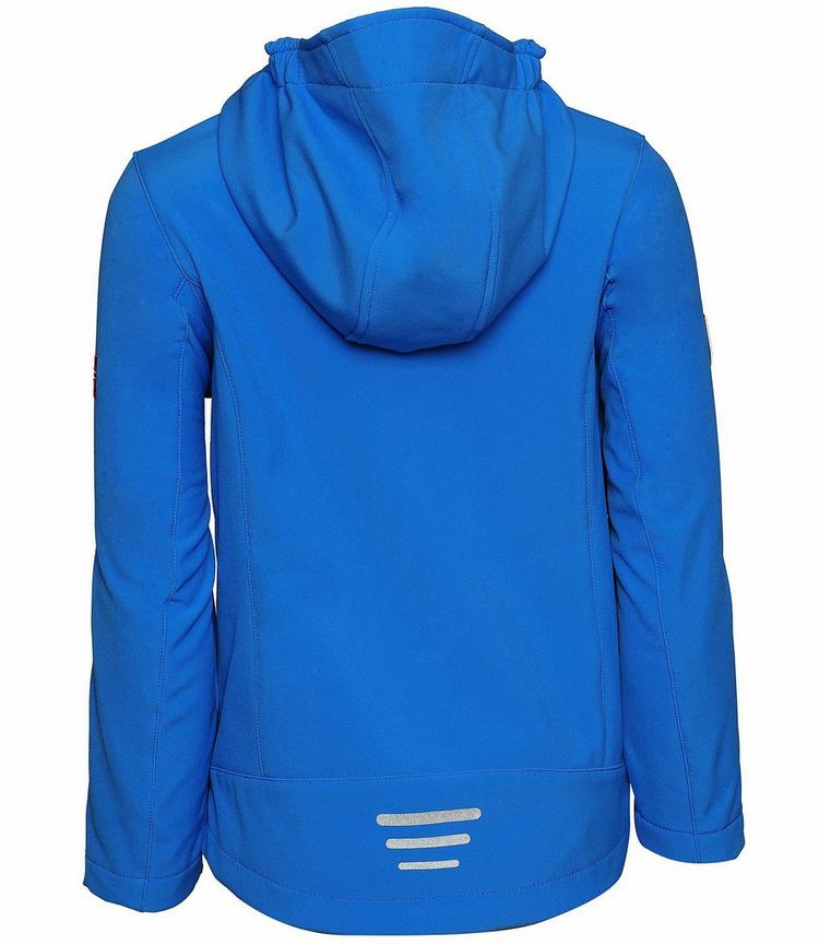 Trollkids Trollkids Oslofjord Softshelljacke Kinder - Mittelblau/Gr&uuml;n - 0 | SportScheck