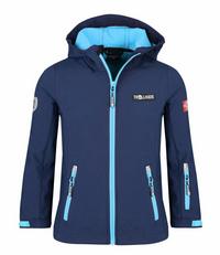 Trollkids Oslofjord Softshelljacke Kinder - Marineblau / Mittelblau