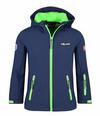 Trollkids Oslofjord Softshelljacke Kinder - Marineblau / Hellgr&uuml;n