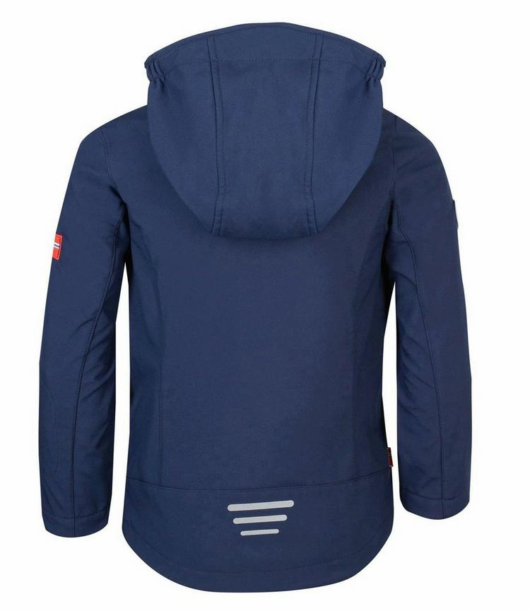 Trollkids Trollkids Oslofjord Softshelljacke Kinder - Marineblau / Hellgr&uuml;n - 0 | SportScheck