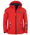Trollkids Oslofjord Softshelljacke Kinder - Hellrot / Blau