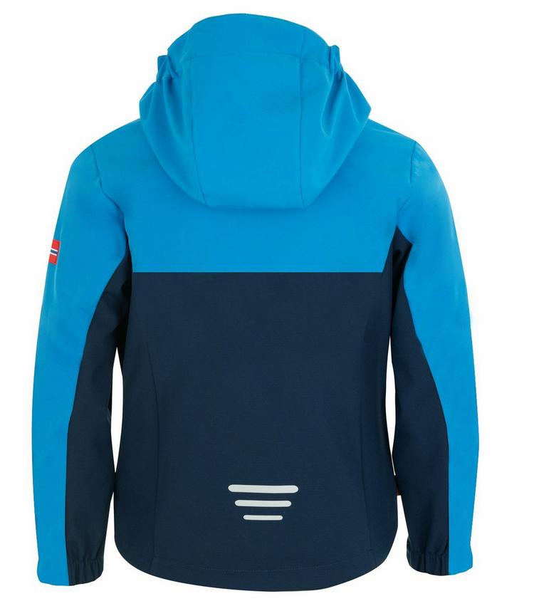 Trollkids Trollkids Kristiansand Softshelljacke Kinder - navy-medium blue-green - 0 | SportScheck