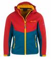 Trollkids Kristiansand Softshelljacke Kinder - Rostrot/Blau