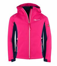 Trollkids Kristiansand Softshelljacke Kinder - Marineblau / Pink