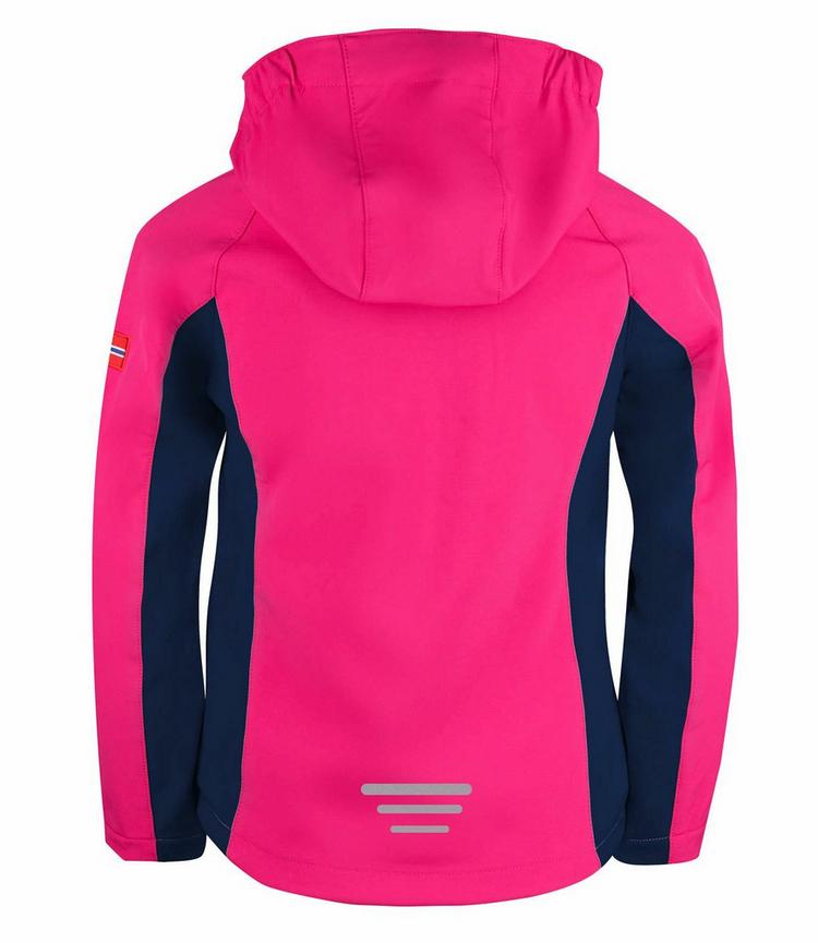 Trollkids Trollkids Kristiansand Softshelljacke Kinder - Marineblau / Pink - 0 | SportScheck