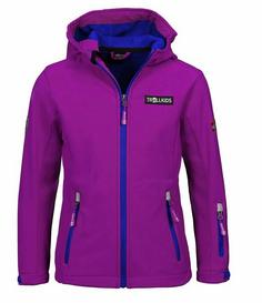 Trollkids Oslofjord Softshelljacke Kinder Fuchsiarot