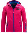 Trollkids Oslofjord Softshelljacke M&auml;dchen - Himbeere/Blau