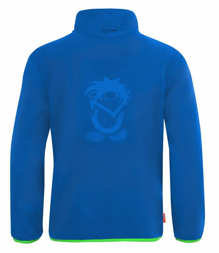 Trollkids Trollkids Oppdal XT Fleecejacke Kinder - Mittelblau / Hellgr&uuml;n - 0 | SportScheck