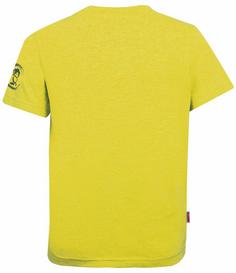 Rückansicht von Trollkids Oslo T-Shirt Kinder Sonnengelb