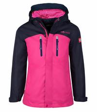 Trollkids Nusfjord Regenjacke Kinder - Marineblau / Magenta