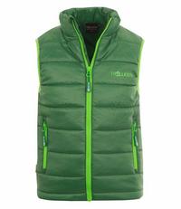 Trollkids Trondheim Outdoorweste Kinder - Dunkelgr&uuml;n