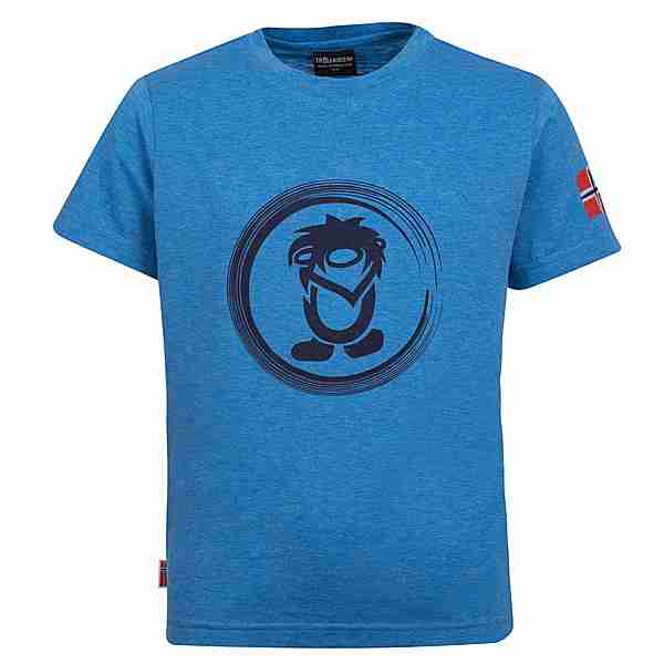 Trollkids Trollfjord T-Shirt Kinder Mittelblau