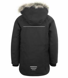 Rückansicht von Trollkids Nordkapp Winterjacke Kinder Schwarz