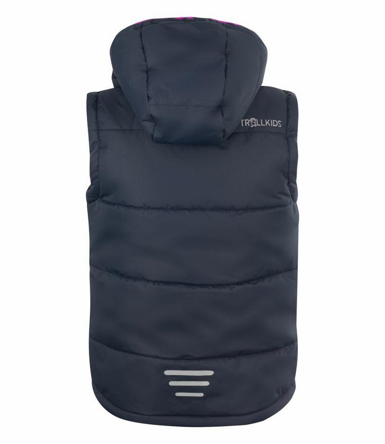 Trollkids Trollkids Narvik Outdoorweste Kinder - Marineblau / Hellgr&uuml;n - 0 | SportScheck