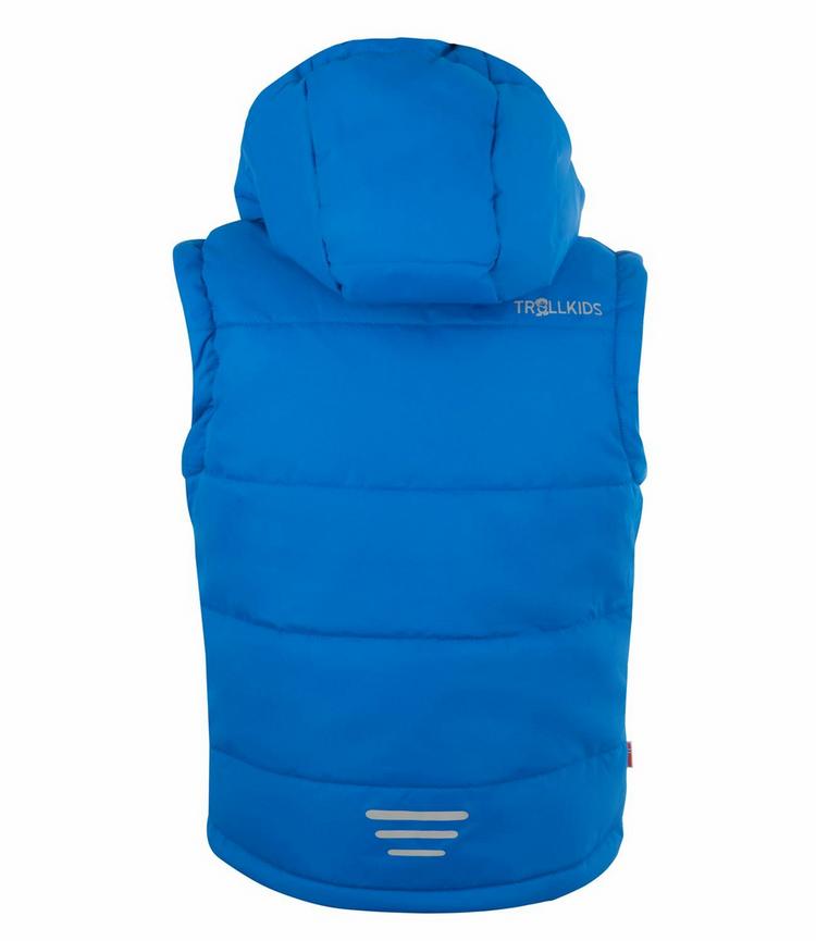 Trollkids Trollkids Narvik Outdoorweste Kinder - Mittelblau / Hellgr&uuml;n - 0 | SportScheck