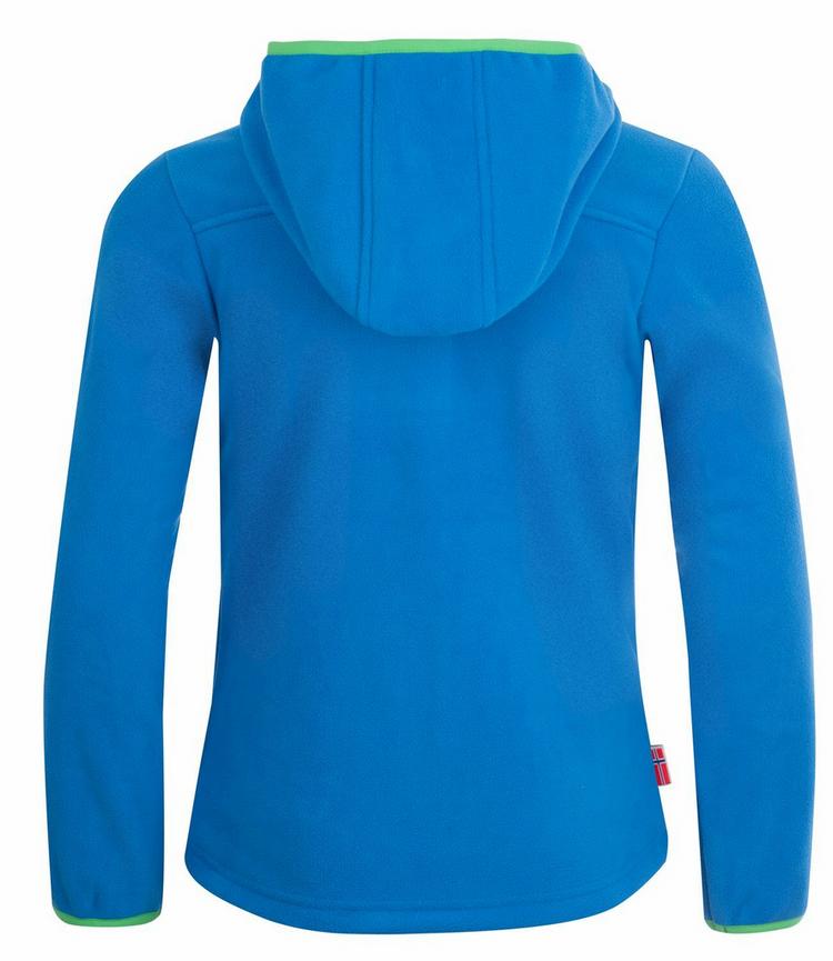 Trollkids Trollkids Stavanger Fleecejacke Kinder - Mittelblau / Hellgr&uuml;n - 0 | SportScheck