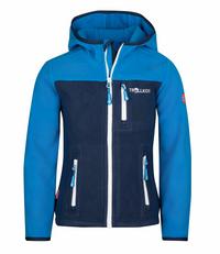 Trollkids Stavanger Fleecejacke Kinder - Azurblau/Marineblau