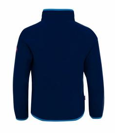 Rückansicht von Trollkids Nordland Fleecejacke Kinder Marineblau / Hellblau