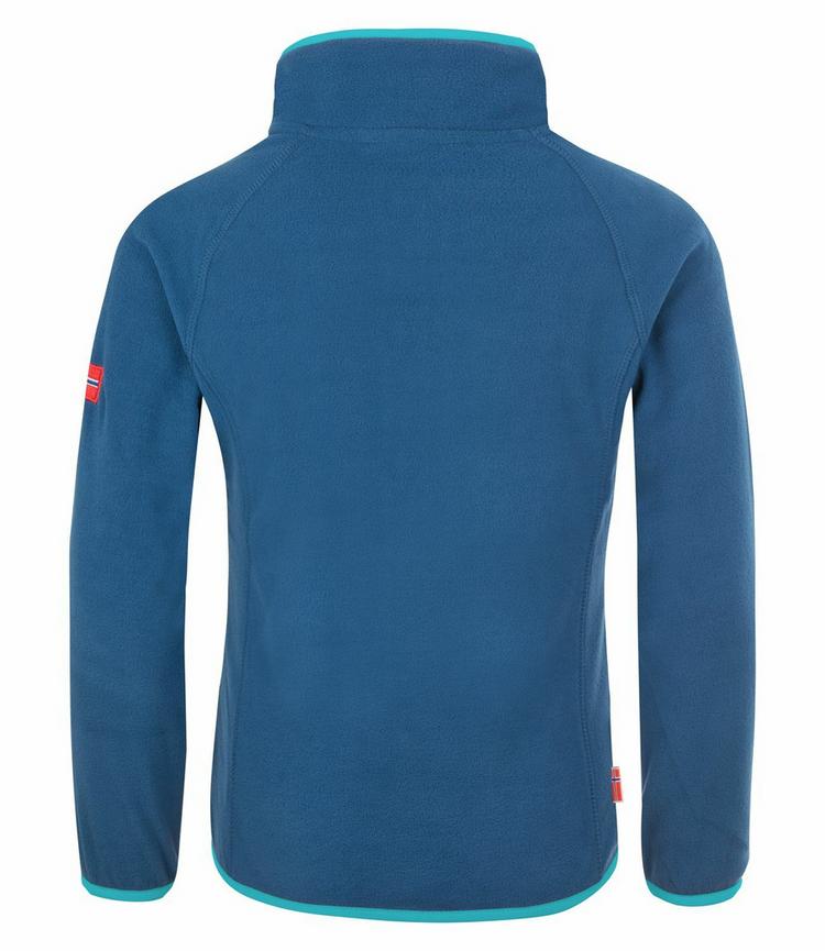 Trollkids Trollkids Nordland Fleecejacke Kinder - Mitternachtsblau / Minze dunkel - 0 | SportScheck
