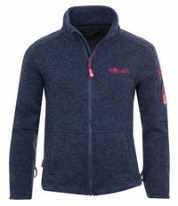 Trollkids Jondalen Fleecejacke Kinder - Franz&ouml;sisch Blau / Pink