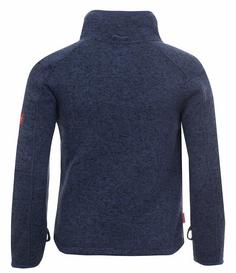 Rückansicht von Trollkids Jondalen Fleecejacke Kinder Französisch Blau / Pink