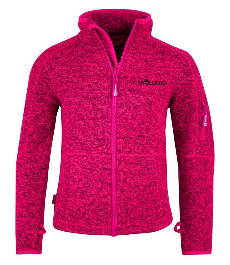 Trollkids Trollkids Jondalen Fleecejacke Kinder - Dunkelrosa - 0 | SportScheck