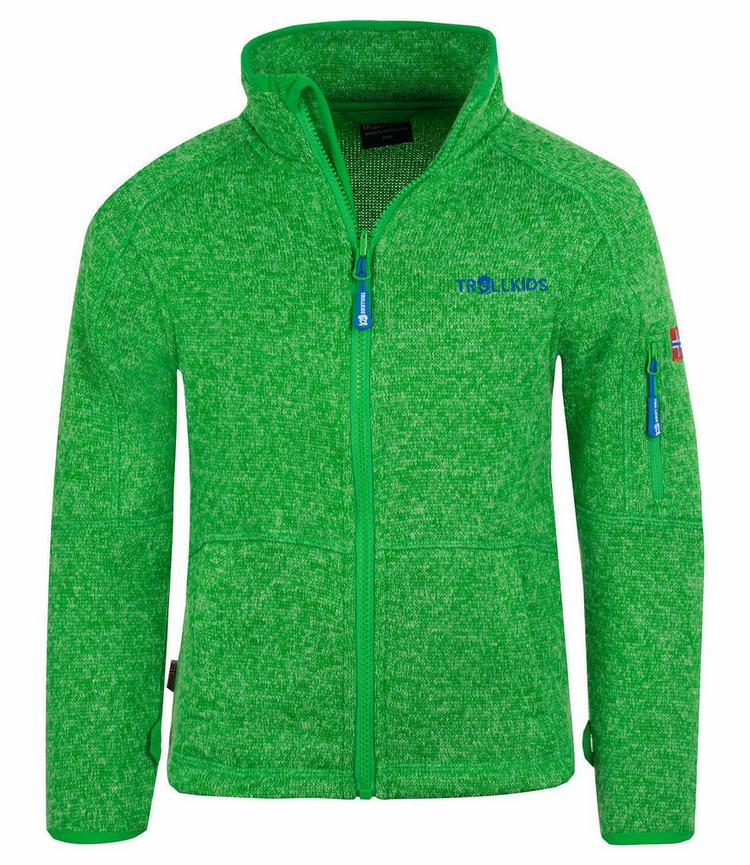 Trollkids Trollkids Jondalen Fleecejacke Kinder - Hellgr&uuml;n / Blau - 0 | SportScheck