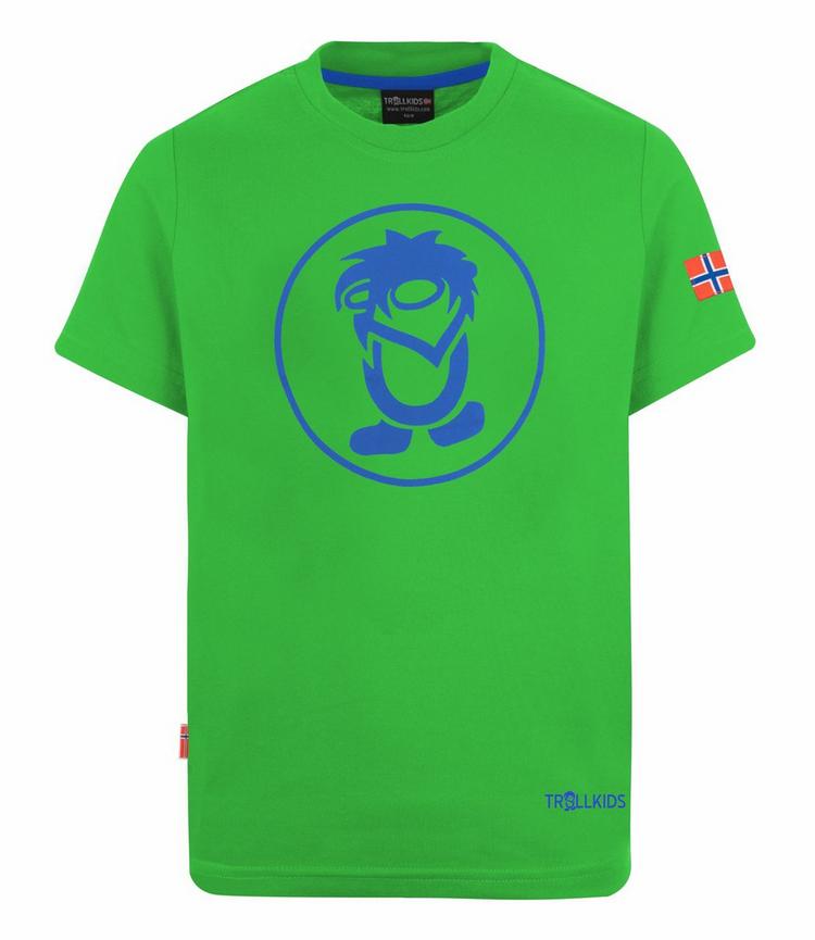 Trollkids Trollkids Troll T T-Shirt Kinder - Hellgr&uuml;n / Blau - 0 | SportScheck