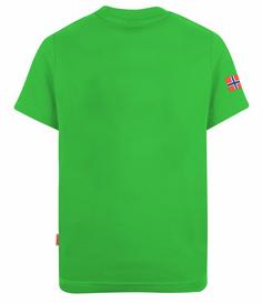 Rückansicht von Trollkids Troll T T-Shirt Kinder Hellgrün / Blau