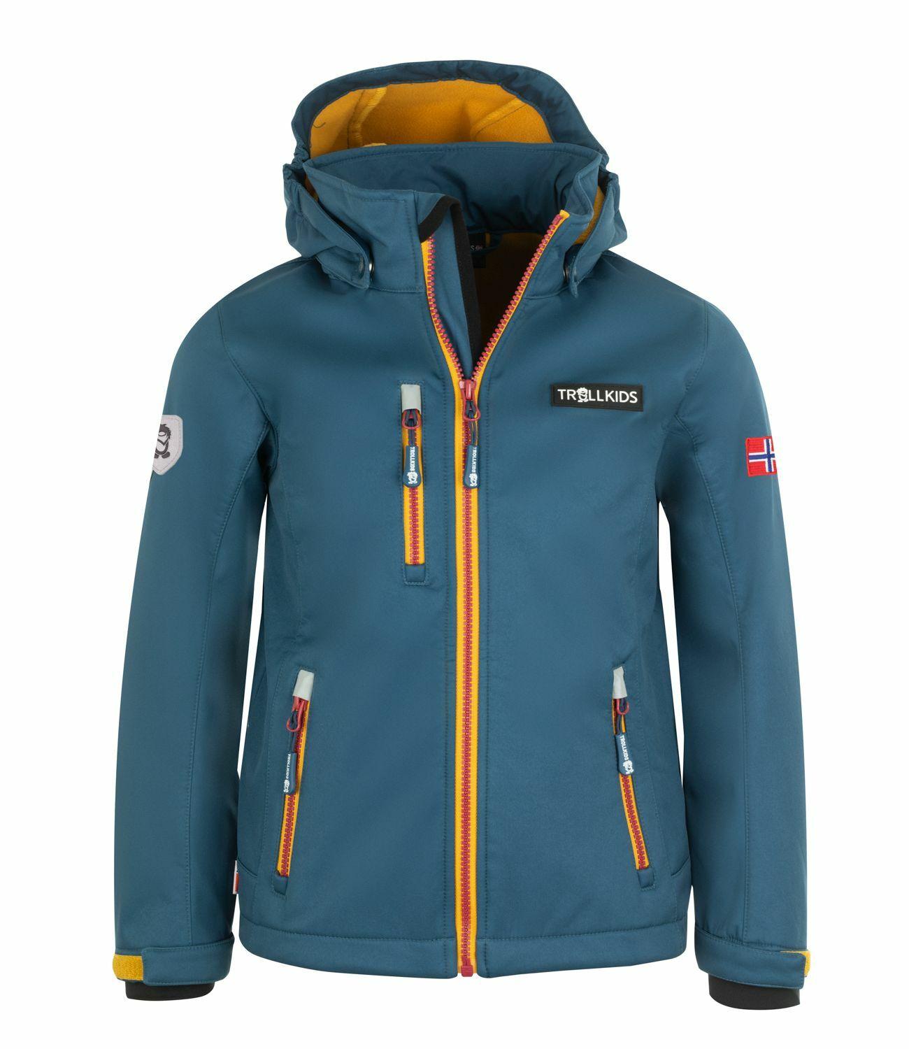 Trollkids Preikestolen - Veste Softshell Enfant Mixte Imperméable Et Coupe-Vent