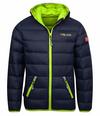 Trollkids Dovrefjell Daunenjacke Kinder - Marineblau / Zitrone