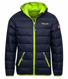 Trollkids Dovrefjell Daunenjacke Kinder Marineblau / Zitrone