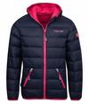 Trollkids Dovrefjell Daunenjacke Kinder - Marineblau / Magenta
