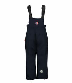 Rückansicht von Trollkids Nordkapp Skihose Kinder Schwarz
