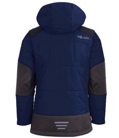 Rückansicht von Trollkids Narvik Winterjacke Kinder Marineblau / Grün