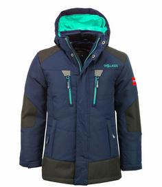 Trollkids Narvik Winterjacke Kinder Marineblau / Mint