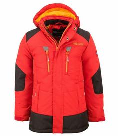 Trollkids Narvik Winterjacke Kinder Rot / Sonnengelb