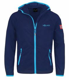 Trollkids Fjell Funktionsjacke marine/hellblau