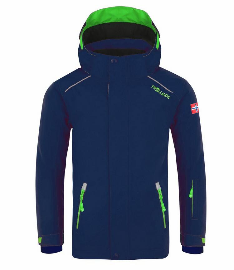 Trollkids Trollkids Holmenkollen PRO Winterjacke Kinder - Marineblau / Gr&uuml;n - 0 | SportScheck