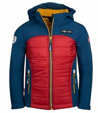 Trollkids Lysefjord Softshelljacke Kinder - Mystikblau/Rot