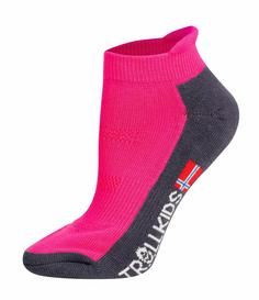 Trollkids Hiking Low Cut Wandersocken Kinder Magenta