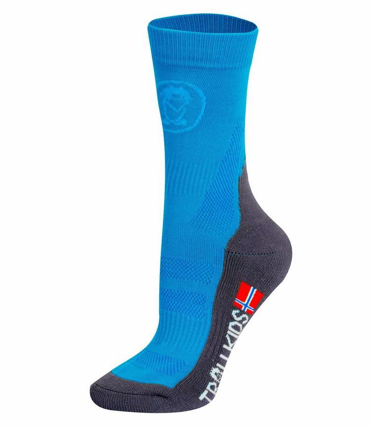 Trollkids Trollkids Trekking Mid Cut Socken Kinder - Mittelblau - 0 | SportScheck