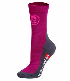 Trollkids Trekking Mid Cut Wandersocken Kinder Beere